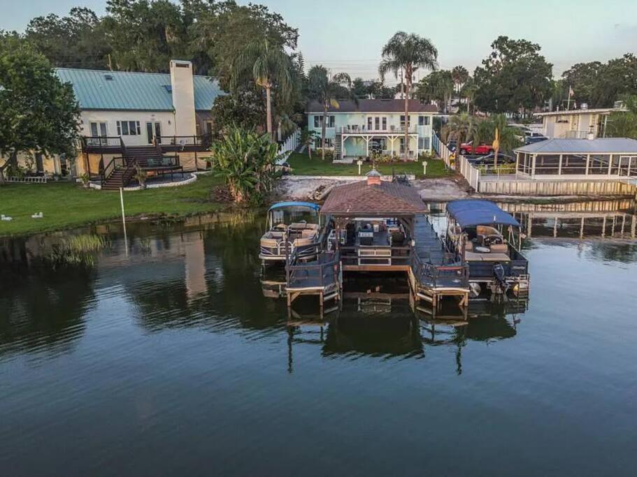Lakefront Duplex With Pontoon Boat 2 Bedroom Home Mount Dora Exterior photo