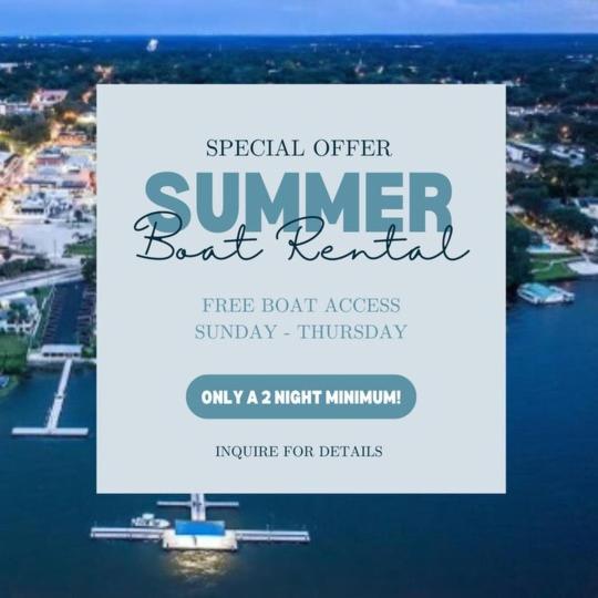 Lakefront Duplex With Pontoon Boat 2 Bedroom Home Mount Dora Exterior photo